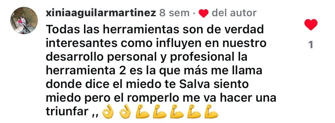 Testimonio de alumno